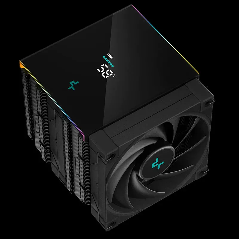 DEEPCOOL AK620 數字屏 Digital ARGB Six Copper Heat Pipes 雙塔式 六導熱風冷散熱器
