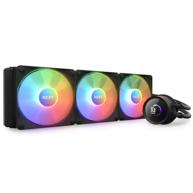 【八週年大激減】NZXT Kraken 360 RGB 360mm 水冷散熱器 - Black 黑色