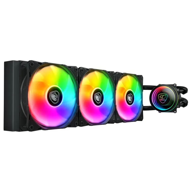 Cougar Poseidon Elite ARGB 360mm 海神 AIO 水冷散熱器 Black/White (黑/白) - 黑色