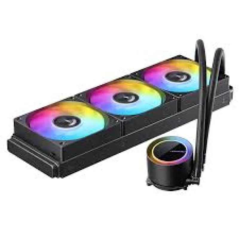 【夏日優惠】Jonsbo TG360 360mm ARGB 水冷散熱器 Black/White(黑/白) - 黑色