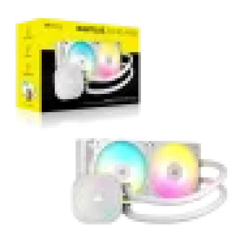 Corsair NAUTILUS 240 RS ARGB 240mm 水冷散熱器 - (黑/白) - 白色