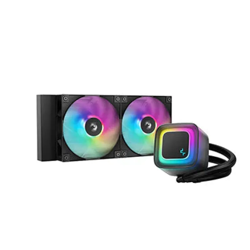 DeepCool LE240 V2 水冷散熱器 240mm (黑/白) - 黑色