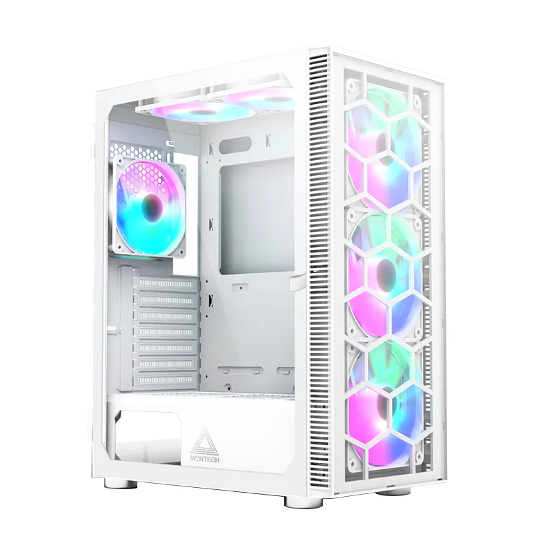 Montech X3 GLASS ATX Case ARGB CASE - 黑色