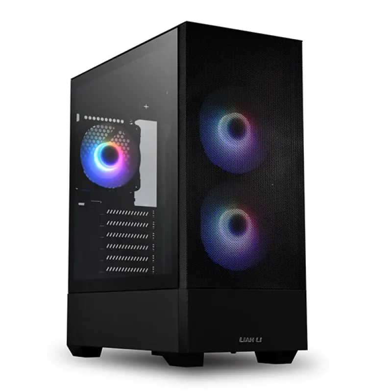 Lian Li 聯力 Lancool 205 Mesh RGB Mid-Tower MATX CASE 機箱 (黑/白) - 黑色