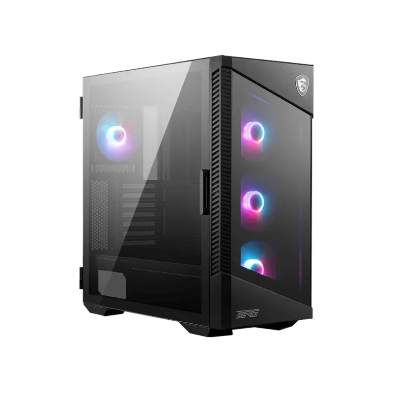 MSI MPG VELOX 100R Mid-Tower E-ATX Gaming CASE 電競機箱 黑/白 - 黑色
