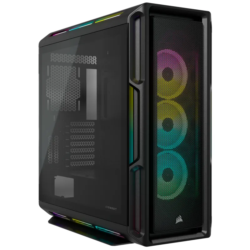 Corsair iCUE 5000T Tempered Glass Mid-Tower ATX CASE - 黑色