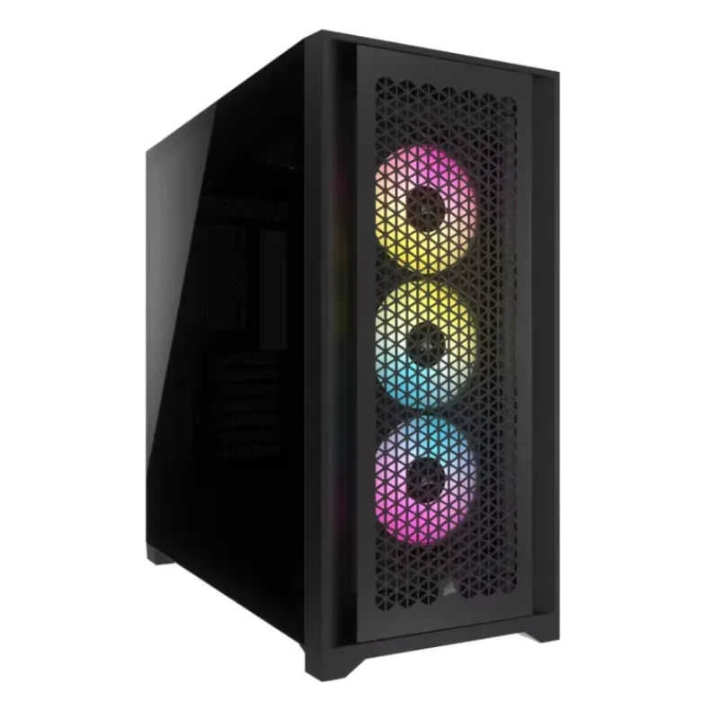 Corsair iCUE 5000D RGB AIRFLOW ATX 機箱 - 黑色