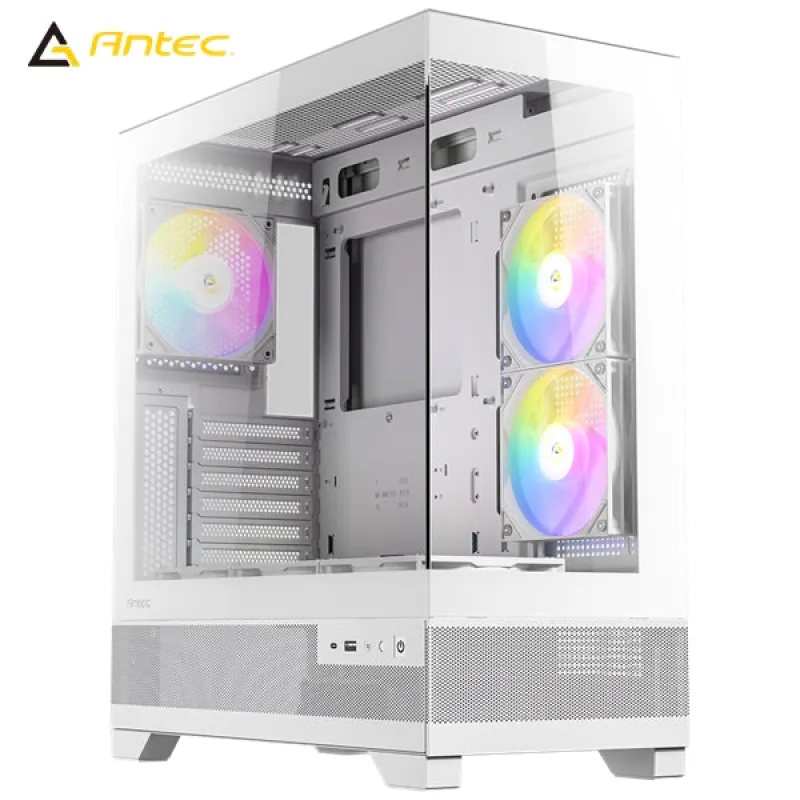 (內附3隻風扇)Antec CX500M RGB MATX 電競機箱 黑/白 - 黑色