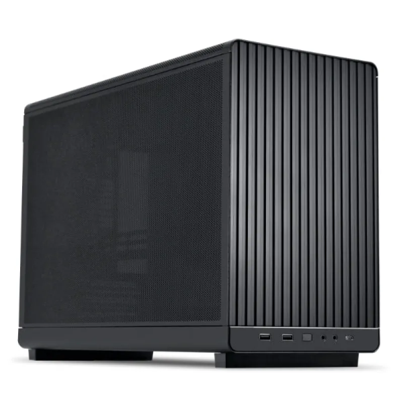 LIAN LI 聯力 Dan Case A3 MATX CASE 機箱 黑/白/木色 - 黑色 / 鋼板