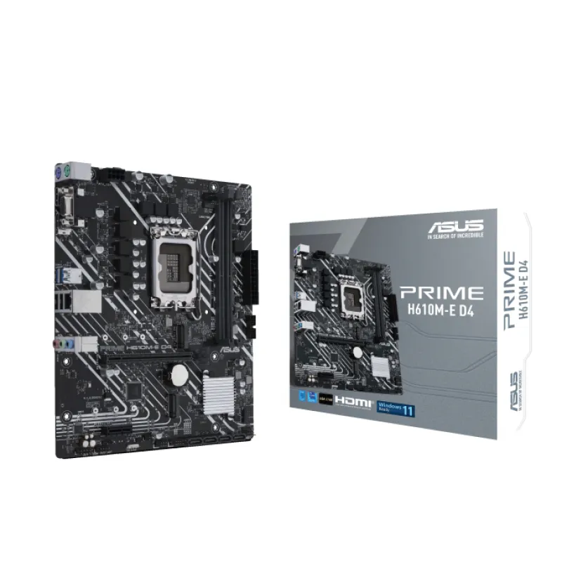 ASUS 華碩 PRIME H610M-E D4 MATX 主機板 DDR4