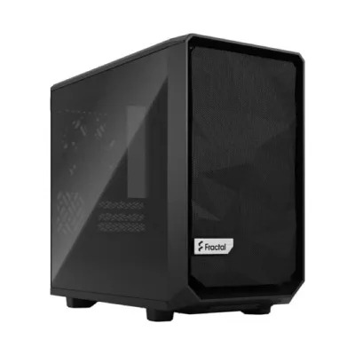 Fractal Design Meshify 2 Nano MiniITX CASE 機箱 黑/白 - 黑色