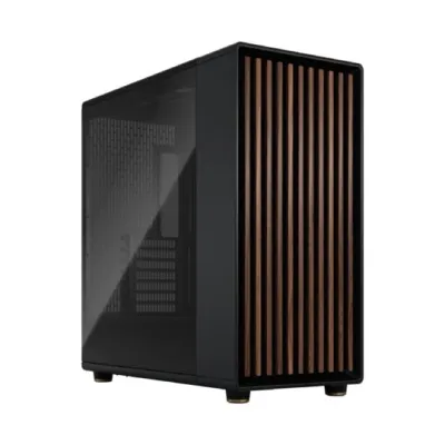 Fractal Design North ATX Case 機箱 Tempered Glass (Chalk White/Charcoal) - 黑色