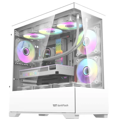 Darkflash DK415P Micro-ATX 機箱 - White 白色 - DK415P 淨機箱