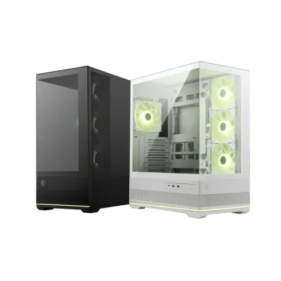 MSI MAG PANO 110R PZ  ATX Mid-Tower CASE 機箱 黑/白 - 黑色