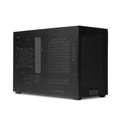 SSUPD MESHROOM D Mesh ITX Case 機箱 (黑/白/灰) - 黑色