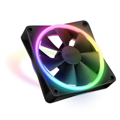 NZXT F120 RGB DUO 120MM 機箱風扇 SINGLE/TRIPLE PACK - 黑色 / Single Pack 單件