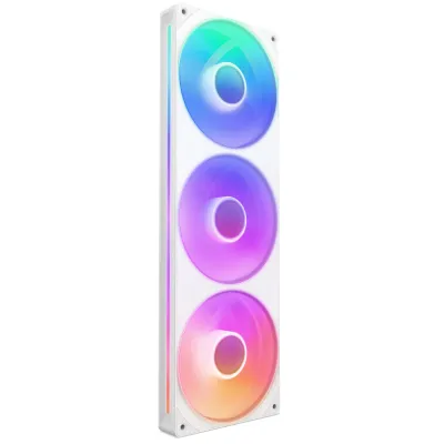 NZXT F360 RGB CORE 120mm 風扇 - 黑色 Black / 白色 White - 白色