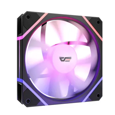 DarkFlash DM12 Pro PWM ARGB 機箱風扇 反向扇葉 - 黑色 / Single Pack 單件