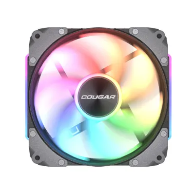 Cougar APOLAR 120 ARGB 機箱風扇 黑/白 單件/三件 - 黑色 / Single Pack 單件