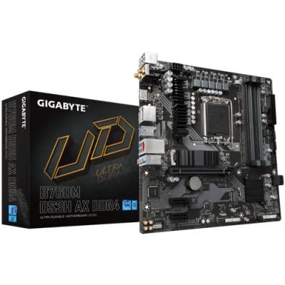 GIGABYTE 技嘉 B760M DS3H DDR4 MATX 主機板 (DDR4)