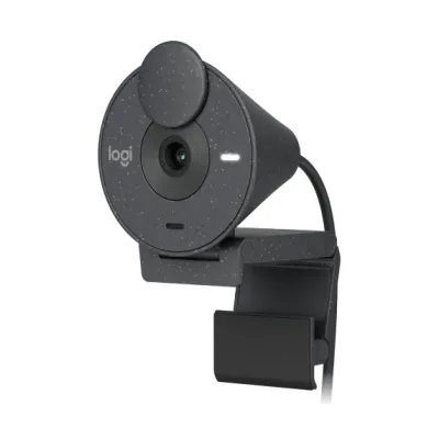 logitech Brio 300 Full HD Webcam - 黑色