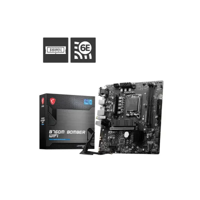 MSI 微星 B760M BOMBER WIFI MATX 主機板 (DDR5)