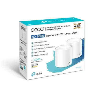 TP-Link Deco X60 AX3000 完整家庭Mesh Wi-Fi系統 - 1件裝