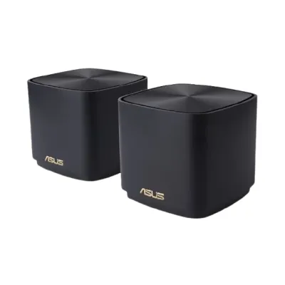 ASUS 華碩 ZenWiFi XD4S AX1800 Dual Band Mesh WiFi System 網路路由器 (黑色) - 2件裝