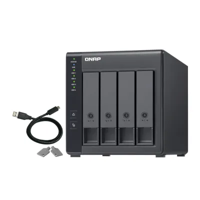 QNAP TR-004 4-bay USB 3.2 Gen 1 RAID 磁碟陣列外接盒 儲存外接盒 DAS