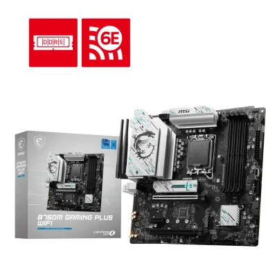 【八週年大激減】MSI 微星 B760M GAMING PLUS WIFI MATX 主機板 (DDR5)