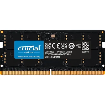 Crucial 5600Mhz SODIMM Notebook RAM DDR5 - 16GB (8GB x2)
