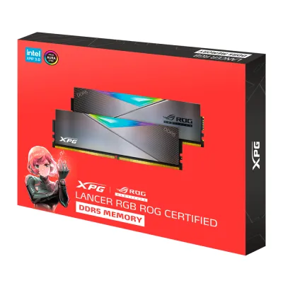 LANCER RGB ROG CERTIFIED DDR5 32GB (2X16GB) 電競記憶體 6600MHz