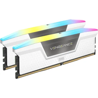 Corsair VENGEANCE RGB DDR5 6000MHz 64GB 32x2GB CL40 記憶體 - 黑色 / AMD
