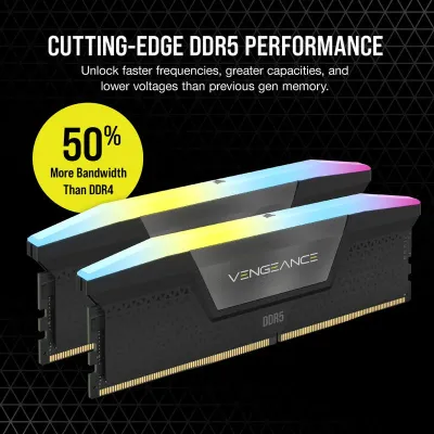 Corsair VENGEANCE RGB PRO DDR5 64GB (32GB x 2) 6000MHz CL30 - Intel