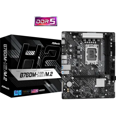 ASRock 華擎 B760M-H2/M.2 MATX 主機板 (DDR5)
