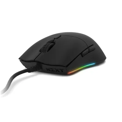 NZXT Lift Lightweight Ambidextrous Mouse 輕量化電競滑鼠 黑/白 - 黑色