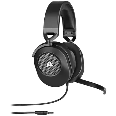 Corsair HS65 Dolby Audio 7.1  遊戲耳機 (Black/White) - 黑色