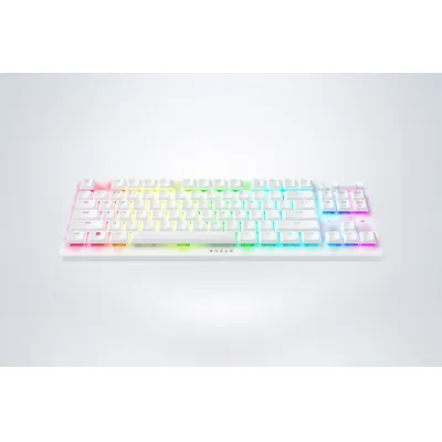 Razer DeathStalker V2 Pro Tenkeyless Wireless Low Profile Optical Gaming Keyboard White 無線光學機械鍵盤 - 紅軸