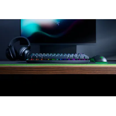 Razer Huntsman Mini - Clicky Purple Optical Switch - US - Black 電競遊戲鍵盤 (光學紫軸)