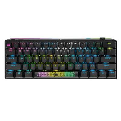 Corsair K70 PRO RGB Mini Wireless 機械式電競鍵盤 (黑色/白色) - 黑色 / 紅軸