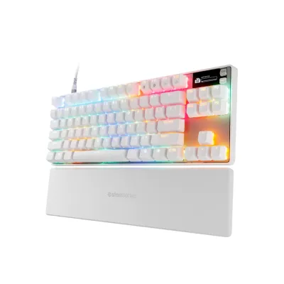 SteelSeries Apex Pro Gen 3 三模磁軸鍵盤 - Tenkeyless (TKL) / 白色