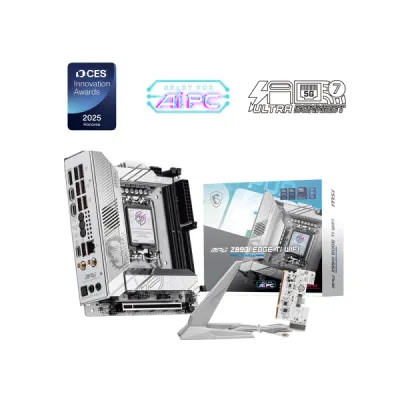 MSI 微星 MPG Z890I EDGE TI WIFI ITX 白色主機板 (DDR5)