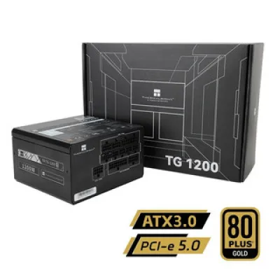 Thermalright TG1200 1200W 80Plus Gold 金牌 全模組 主機電源 (五年保用) - 黑色