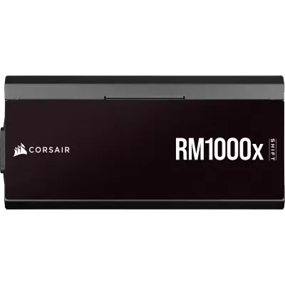 【夏日優惠】Corsair RM1000X Shift 1000W 80Plus Gold Fully Modular ATX3.0 金牌 全模組 主機電源 (10年保用) 黑/白 - 黑色
