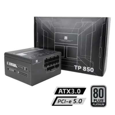 Thermalright TP850 850W 80Plus Platinum 白金牌 全模組 主機電源 (五年保用) - 黑色