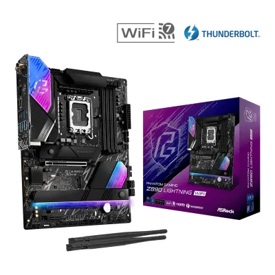 ASRock 華擎 Z890 LIGHTNING WIFI ATX 主機板 (DDR5)