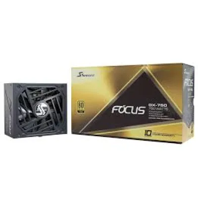 Seasonic FOCUS GX750 ATX 3.0 750W 80 Plus Gold 金牌 全模組 主機電源 (10年保) ATX3.0 - 黑色