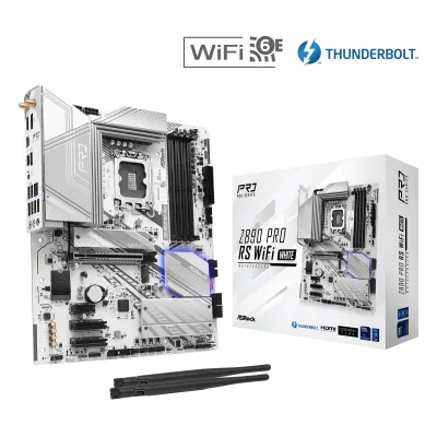 ASRock 華擎 Z890 PRO RS WIFI WHITE ATX 白色主機板 (DDR5)