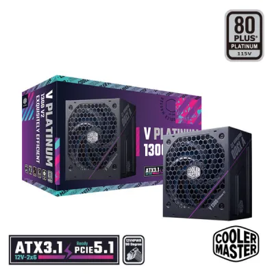 Cooler Master V Platinum 1300 V2 1300W 80Plus Platinum 鉑金牌 全模組 主機電源 ATX3.1 PCIE5.1