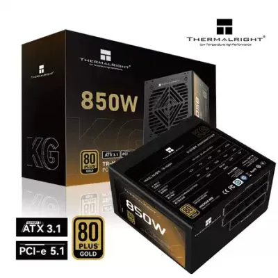 Thermalright KG850 850W 80Plus Gold 金牌 全模組 主機電源 - 黑色